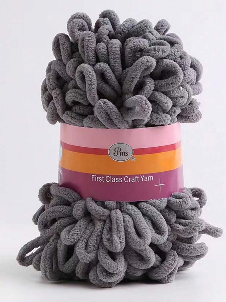 1 Pc 8 Meters Soft Fuzzy Coil Yarn, 100g, Suitable For DIY Hand Knitting Dolls, Bags, Sweaters, Blankets, Etc. - Multicolor - View 38