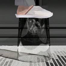 透明垃圾桶适用于家庭、厨房、办公室、卧室、浴室多用途储物桶 - 無色 - 查看 9