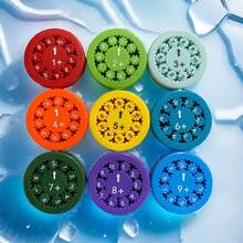 9pcs/Set Creative Digital , Addition, Subtraction, Multiplication, Division Math Spinner, Random Color Novelty Party Toys - Multicolor - View 7