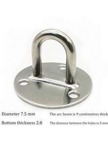 Chốt inox dày, khoảng cách vít 5cm, chốt cửa gia cố, chốt cửa, khóa, thích hợp cho phòng khách, phòng ngủ, phòng tắm, nhà bếp, tủ, tủ quần áo, inox 304 - Bạc - Xem 5