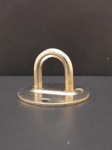 Chốt inox dày, khoảng cách vít 5cm, chốt cửa gia cố, chốt cửa, khóa, thích hợp cho phòng khách, phòng ngủ, phòng tắm, nhà bếp, tủ, tủ quần áo, inox 304 - Bạc - Xem 4
