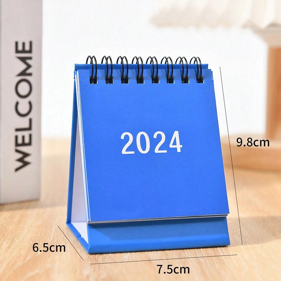 2024 Desktop Calendar Stand Up Calendar Schedule Desk Calendar Table