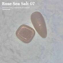 Esmalte de uñas de gel con cristales de diamante y sal marina de rosa de MISS SHAKA, de tono perlado fino y chispeante de champán 2024, con brillo gradual y explosivo, para una belleza radiante, estilo japonés especial para salón de uñas, diseño de uñas DIY en casa para mujeres y niñas, suministros de manicura - Multicolor - Ver 19