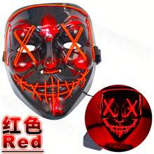 A Poptrend Halloween Mask LED Light Up Masks For Festival Cosplay Halloween Costume Masquerade Parties,Carnival,Gifts - Multicolor - View 20