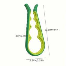 1pc Multi-Functional Plastic Bottle Opener Non-Slip Jar Lid Opener, 4 In 1 Creative Can Jar Opener - Multicolor - View 11