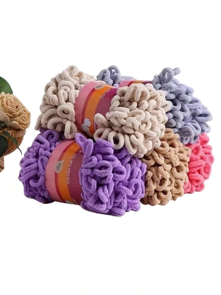1pc Soft Yarn For DIY Knitting & Crochet Handmade Chunky Yarn For