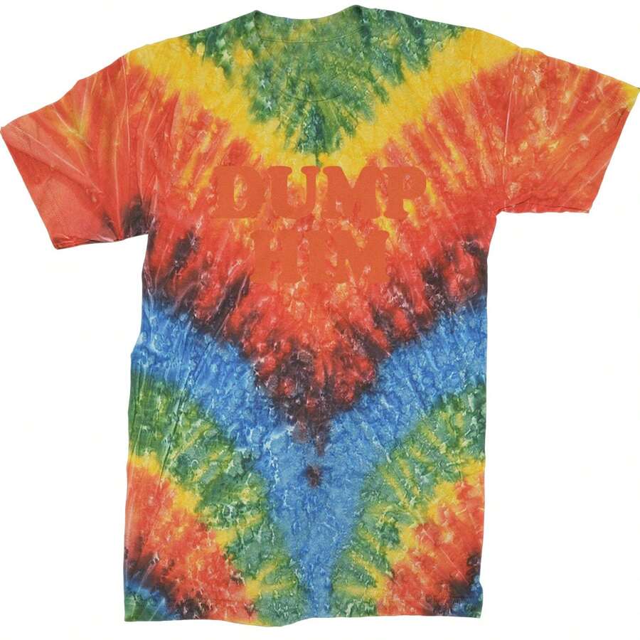 Dump Him Y2K Free Britney Mens T-Shirt - Tie-dye woodstock - View 1