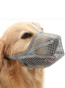 Pet Dog Muzzle Mask, Anti-Chewing Anti-Barking Muzzle For Small Dogs Like Corgi Poodle, Adjustable - Multicolor - View 8