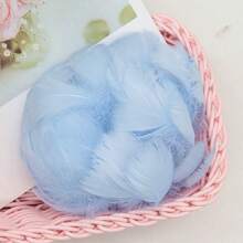 100 Stücke Gänsefeder 4-7cm kleine schwebende Federn, rosa Schwanenfeder Plüsch für Handwerk, Hochzeit, Schmuck, Dekoration
