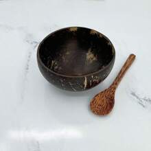 Coconut Shell Bowls, Vintage Coconut Bowls, Coconut Shell Tableware, Rice Bowls, Dessert Container, Salad Bowls Christmas Gift - Coconut Shell Bowl - View 10