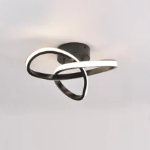 220V 小型 LED 吸顶灯，圆形/方形黑色/金色/白色现代 LED 吸顶灯具，适用于走廊、卧室、厨房、客厅、书房，3000K/4000K/6500K - 吸頂燈1 - 查看 14