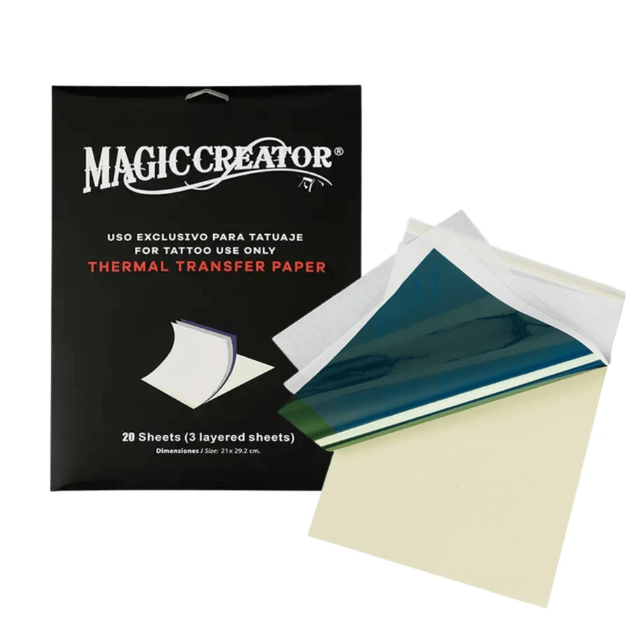 Papel Hectográfico Transfer para Tatuar 20PZS Tattoo - Azul - Ver 1