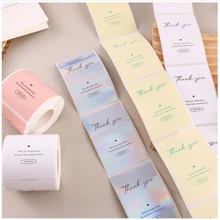 120/200 chiếc, Nhãn dán giấy Kraft tròn Cảm ơn vì đã ủng hộ doanh nghiệp nhỏ của tôi Nhãn dán trang trí niêm phong Văn phòng phẩm, Nhãn dán niêm phong trang trí để giao hàng, trang trí, quà tặng, bao bì - Nhiều màu - Xem 2