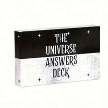 The Universe Answers Oracle Cards - Mystical Board Game Deck For Ages 14+, Collectible Edition - Black - View 1