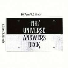 The Universe Answers Oracle Cards - Mystical Board Game Deck For Ages 14+, Collectible Edition - Black - View 6