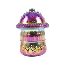 AREWTEC Metal Tobacco Grinder, 2.3"/60mm Creative Mushroom Design Zinc Alloy Four-Layers Spice Grinder, Making Grind Tobacco More Delicate And Finely, Portable And Easier To Use(1 PC)