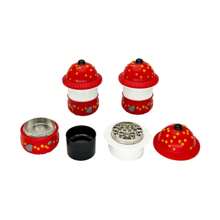 AREWTEC Metal Tobacco Grinder, 2.3"/60mm Creative Mushroom Design Zinc Alloy Four-Layers Spice Grinder, Making Grind Tobacco More Delicate And Finely, Portable And Easier To Use(1 PC)