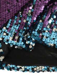 Women's Scoop Neck Razer Back Sequin Spaghetti Strap Camisole Tank Top Blouse - Multicolor - View 5