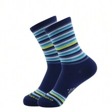 运动户外 1 双团队骑行袜 专业运动自行车袜 高品质跑步袜 篮球袜 多种颜色 - 彩色 - 查看 7