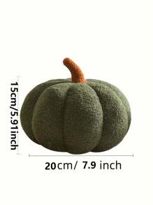 Halloween oder Erntedank Kürbis Zierkissen, mit Stoff gefülltes Kissen in Kürbisform, 3D realistisches Kürbiskissen, geeignet für Party Heimdekoration, Kürbiskissen, super flauschiger Kürbis aus Stoff gefüllter Kürbisdekor, Kürbis Dekorationskissen, geeignet für Heimdekoration, Halloween Party Geschenke, Halloween Dekorationen, Raumdekoration, Halloween Dekorationen - 20x15cm - Übersicht 3