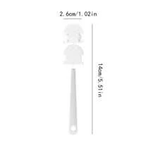 Mini Fan Handle Fan Handle, DIY Transparent Plastic Handle Graffiti Advertising Fan Handle Accessory, Handcrafted Creative Painting Plastic Advertising Fan HandleCreative Gift For Back To School, Birthday - Multicolor - View 4