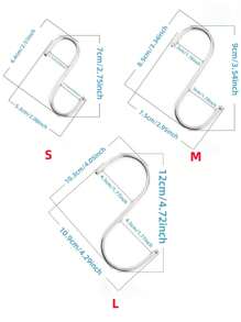 5pcs S-shaped Hook - Silver - View 7