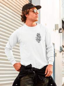 Chinese Dragon Sweatshirt GOLA 1175 Fluxo FX - 白色 - 查看 5