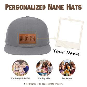 Personalized Baby Baseball Cap Toddler Baseball Hat Baby Hat Toddler Hats For Boys Girls Infant Baseball Cap Kids Sun Hatback To School Winter Gift Ideas Boy Girl Valentine's Day,Multi-Functional,Ornamental,Letter,Stylish,Vintage,Adorable,Cute,Custom,Personalised,Unique,Customized,Ideal Gifts For Him,Ideal Gifts For Her,Son,Daughter