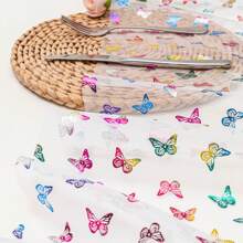 Butterfly Table Runner Butterfly Decorations Rectangle Butterfly Table Runner Cover Butterfly Party Decorations For Birthday Wedding Theme Party Supplies,Party Decorations - Multicolor - View 4