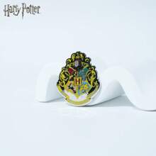 WB 官方授权霍格沃茨学校收藏豪华锡合金翻领别针新奇配饰银珐琅金属适合爸爸妈妈祖母父亲老师姐妹兄弟朋友趣味生日礼物 - 黑色 - 查看 9