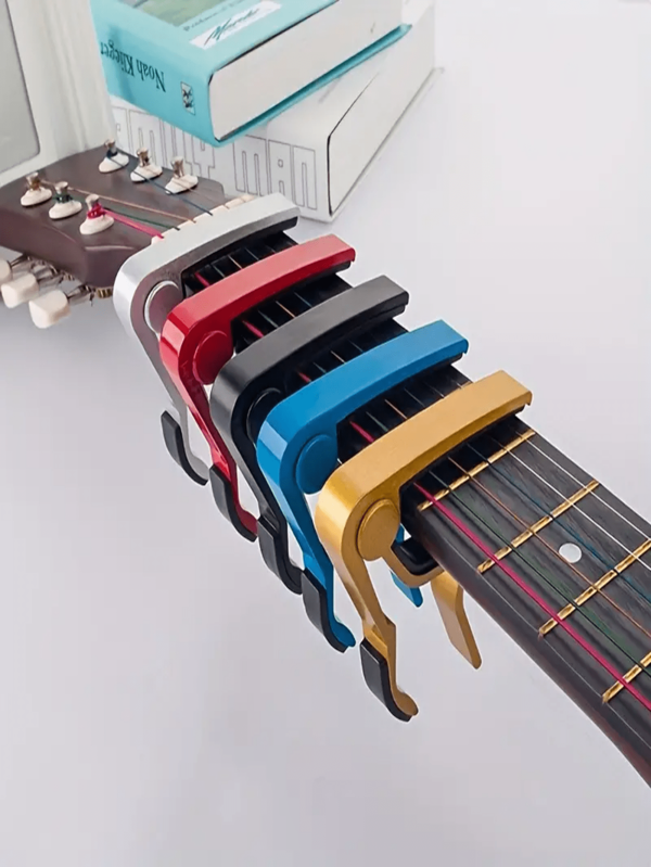 1pc High Quality Aluminum Alloy Guitar Capo - Fits Acoustic, Electric Guitar And Ukulele For Quick Tuning Change - Excellent Tone Adjustment!