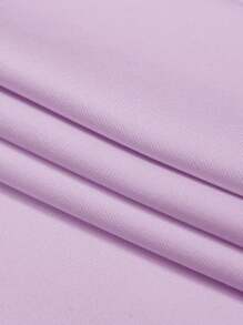 定制女士 T 恤，AI 背景去除，女士定制 T 恤，运动休闲，吸湿排汗快干面料，家庭装，体育赛事支持，比赛纪念品，情侣装 - 淡紫色 - 查看 2