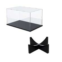 Vitrina para exhibir balones deportivos - Vitrina acrílica resistente para baloncesto, fútbol americano, voleibol, artículos de recuerdo - Multicolor - Ver 4