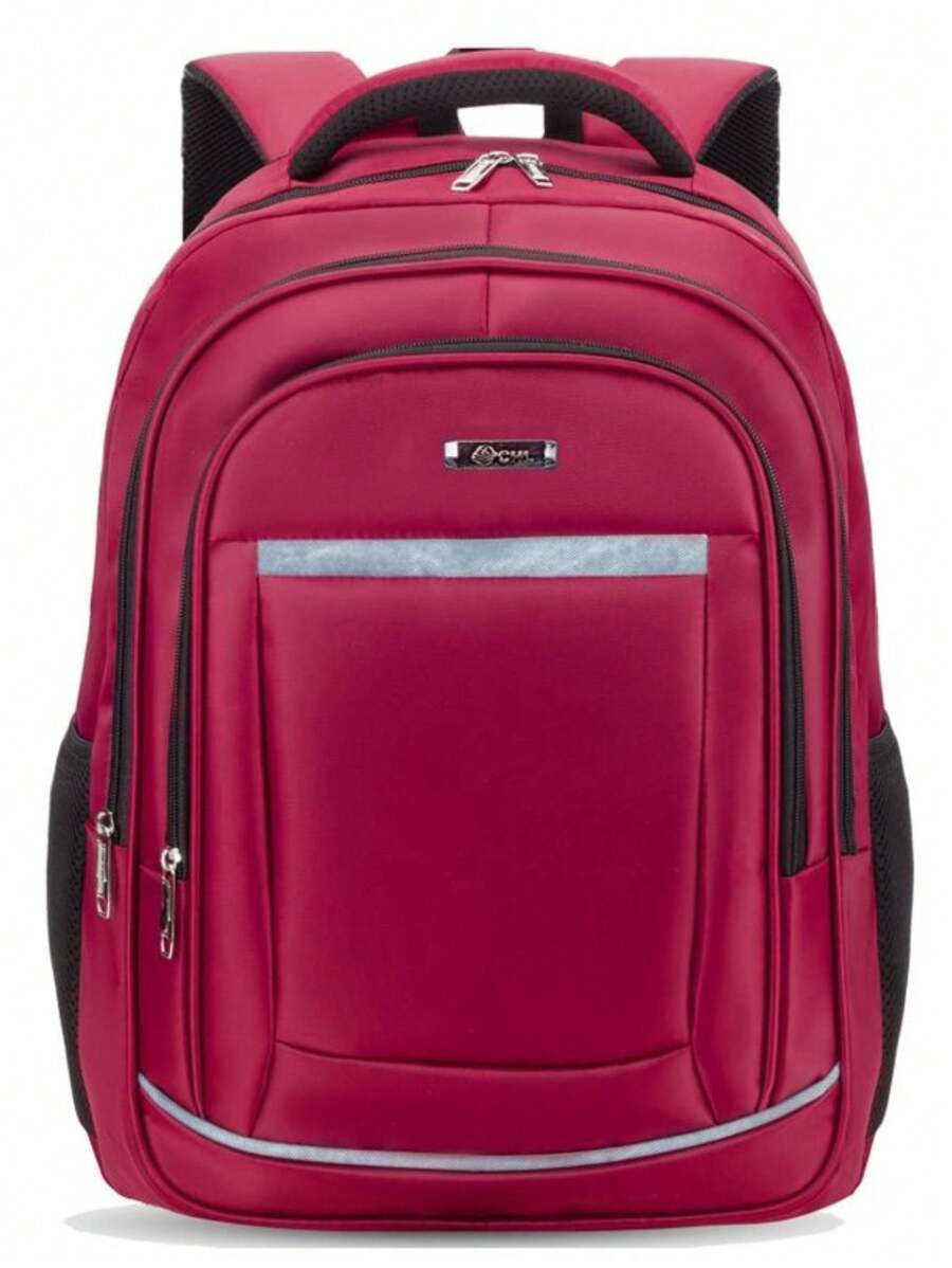 School Backpack Notebook Waterproof Executive Adult Men Women Sturdy Bag - Red - View 1