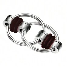 1/3/5/7pcs Random Color Stress Relief Metal Ring Buckle For Bike Chain,Keychain,And Chain Fidget Toy,Toys For Teenagers,Adhd Adults,Anti Stress Toy,Sensory Ring,Fidget Spinners,Fidget Toys Keychain,Anxiety Toy,Small Fidget,Fidget Toys Box,Fidget,Fidget Toys For Adults,Fidget Ring - Multicolor - View 6