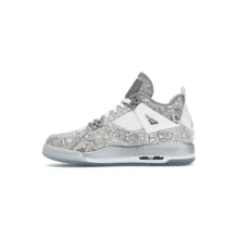 Air Jordan 4 Retro Laser (Gs) - trắng - Xem 1