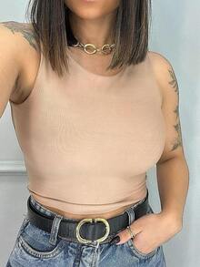 WOMEN'S CROPPED BALI SUPLEX - Màu be - Xem 2