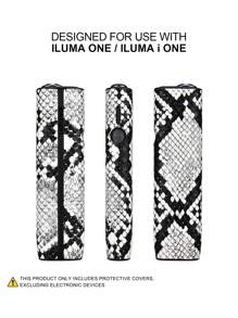 1pc Suitable FOR IQOS ILUMA ONE//ILUMA I ONE Fall Protection Case Suitable For Iqos Iluma I One Protective Case For Decoration Fashion Accessories Surface Animal Print PU Leather Gift, Fully Protected, Shock-Absorbing, Non Slip