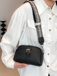 正品高品质软皮奢华钱包斜挎包设计师品牌女士单肩斜挎包 2024 - 黑色 - 查看 6