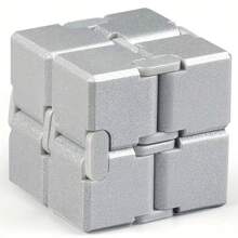 New Version  Metal Fidget Toy, Infinity Cube, Puzzle Cube Toy, Sports Toy, Great For Christmas, Halloween, Thanksgiving Gifts - Multicolor - View 11