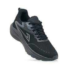 Tenis Masculino Tamanho Especial Número Grande Esportivo 43 ao 48 - Preto/Chumbo - Visão 7