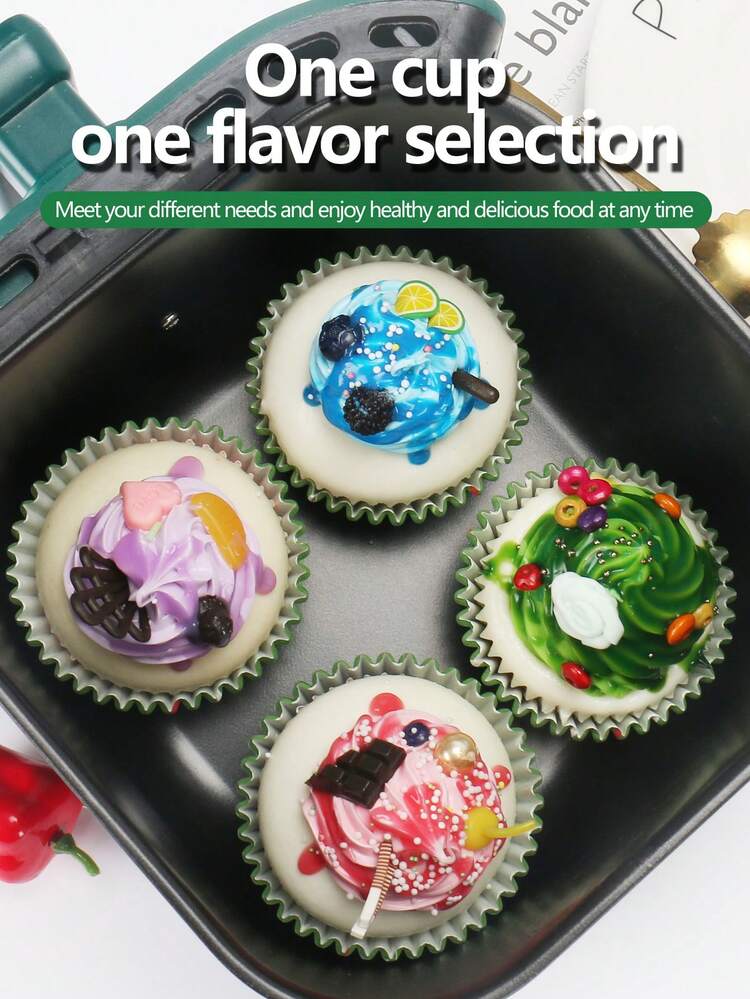 200 Pirottini Mini per Cupcake Assortiti Bianco e Nero