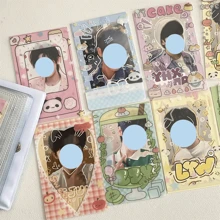 8 件装可爱熊猫西瓜系列 3 英寸 PET 透明卡照片卡装饰卡 - 8pcs - 查看 3