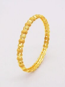 Dubai Luxury 24k Gold Color Bracelets For Women Men Ramadan Bangles&Bracelet African/Arab Wedding Jewelry Gifts