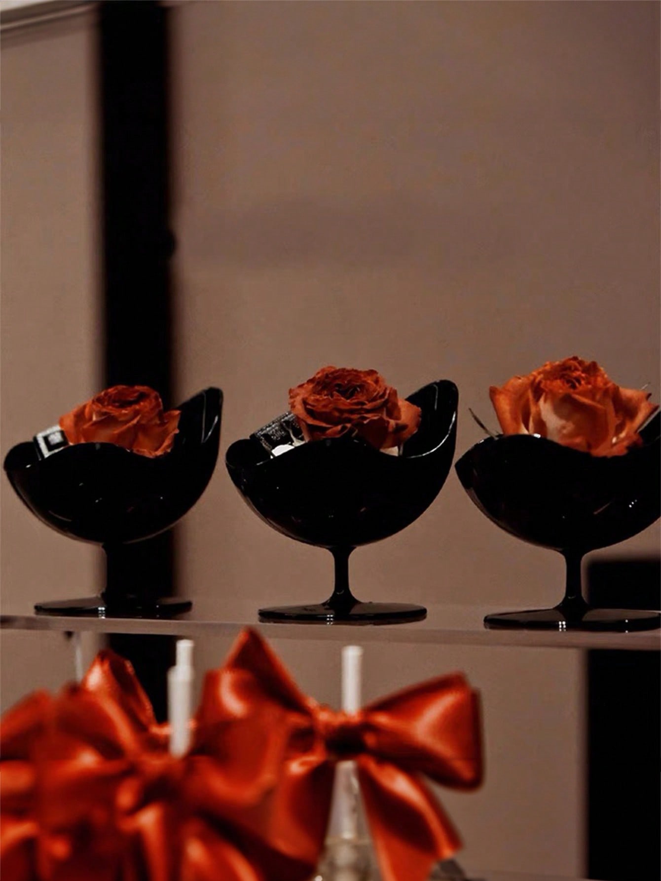 8 قطع / 20 قطعة كأس على شكل كرسي شفاف ، كأس آيس كر...