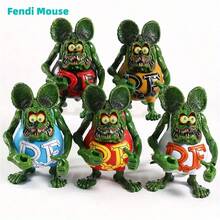 疯狂老鼠芬克 吃油老鼠 经典收藏版 手办 办公模型 摆件 - E款 - 查看 1