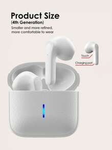 Tai nghe chơi game không dây 1 cái - trắng - Xem 4