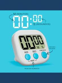 Digital Sound Alarm Timer Stopwatch Kitchen Timer - 白色 - 查看 4