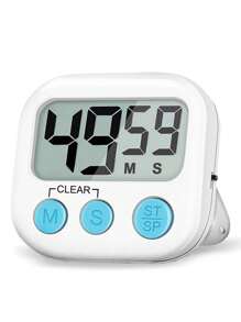 Digital Sound Alarm Timer Stopwatch Kitchen Timer - 白色 - 查看 1