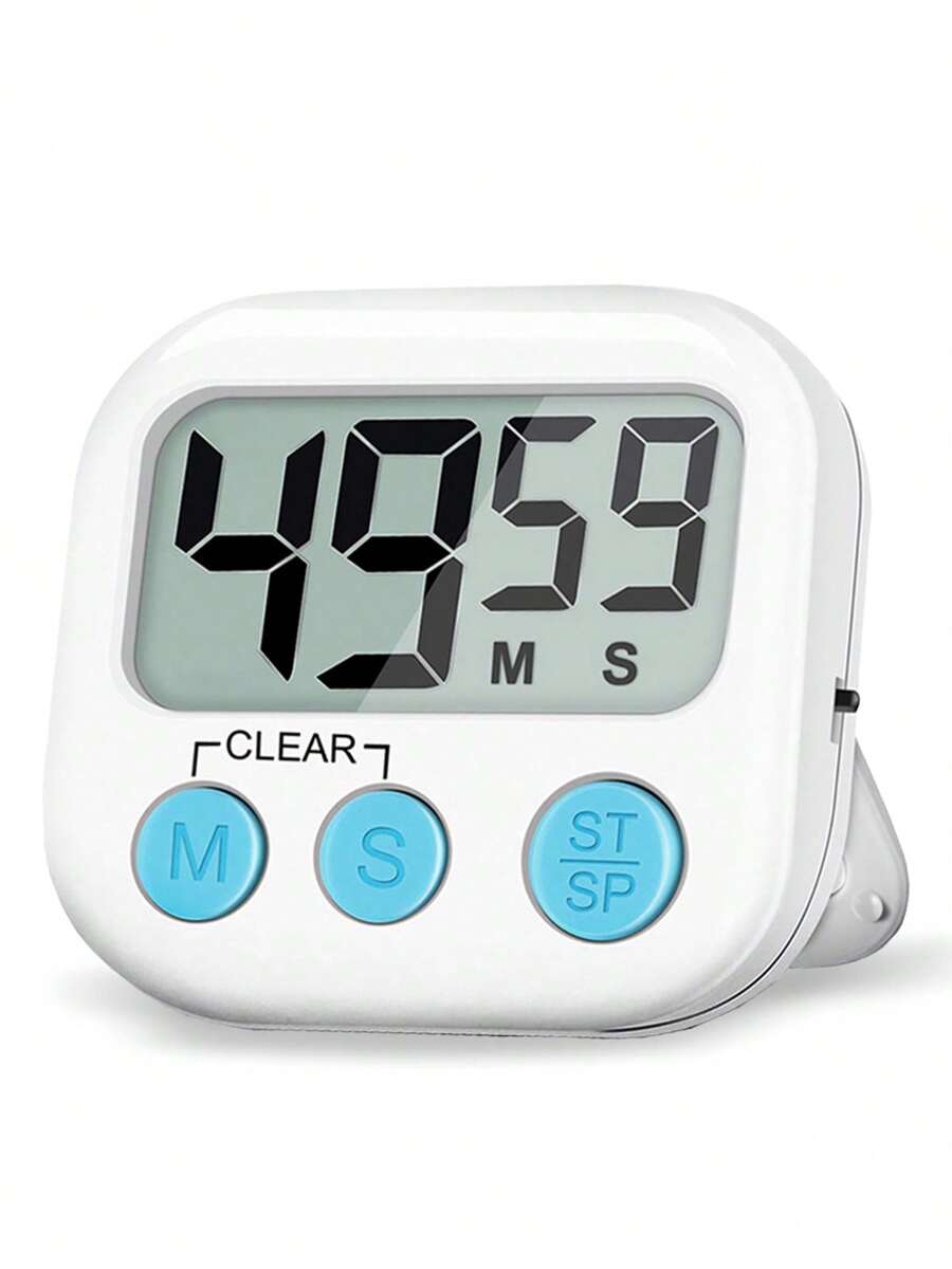 Digital Sound Alarm Timer Stopwatch Kitchen Timer - 白色 - 查看 1